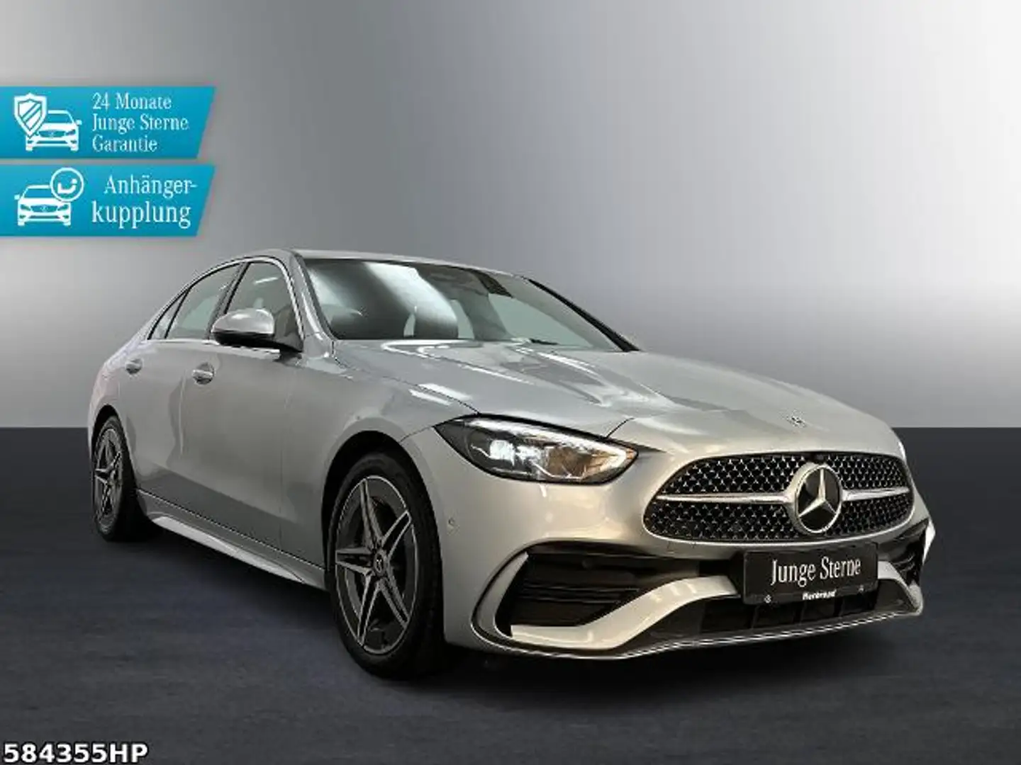 Mercedes-Benz C 220 d AMG DISTRONIC AHK Rückahrkamera CarPlay< Silber - 2