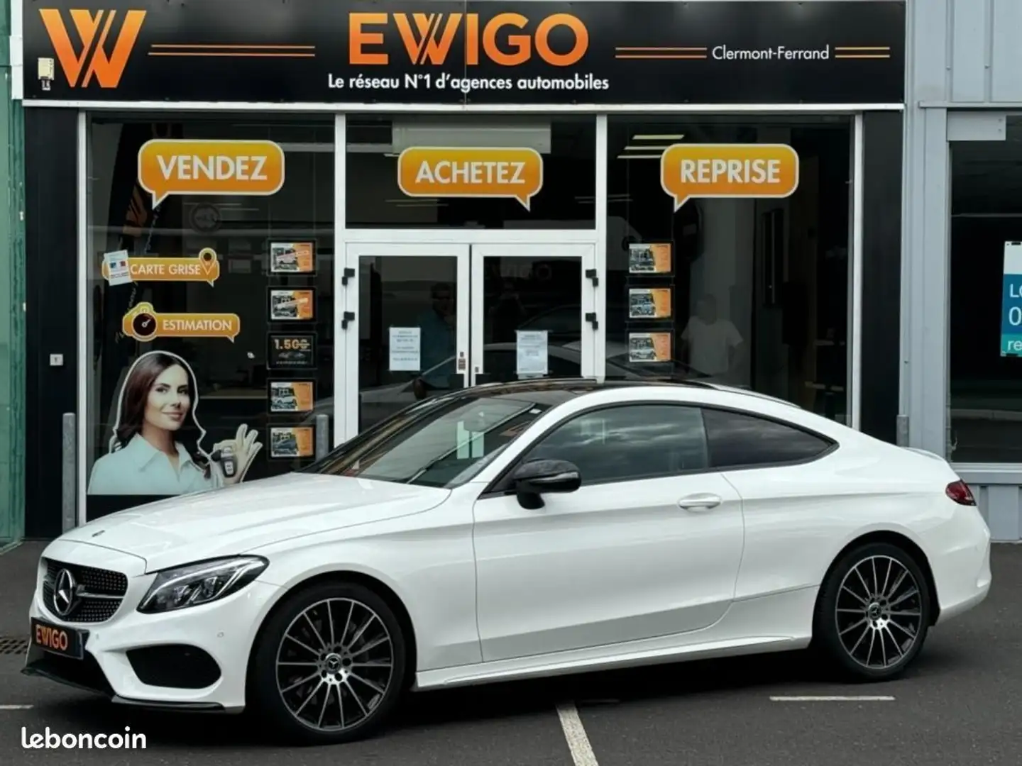 Mercedes-Benz C 250 Mercedes 2.0 250 211CH FASCINATION 9G-TRONIC TOIT  Blanco - 1