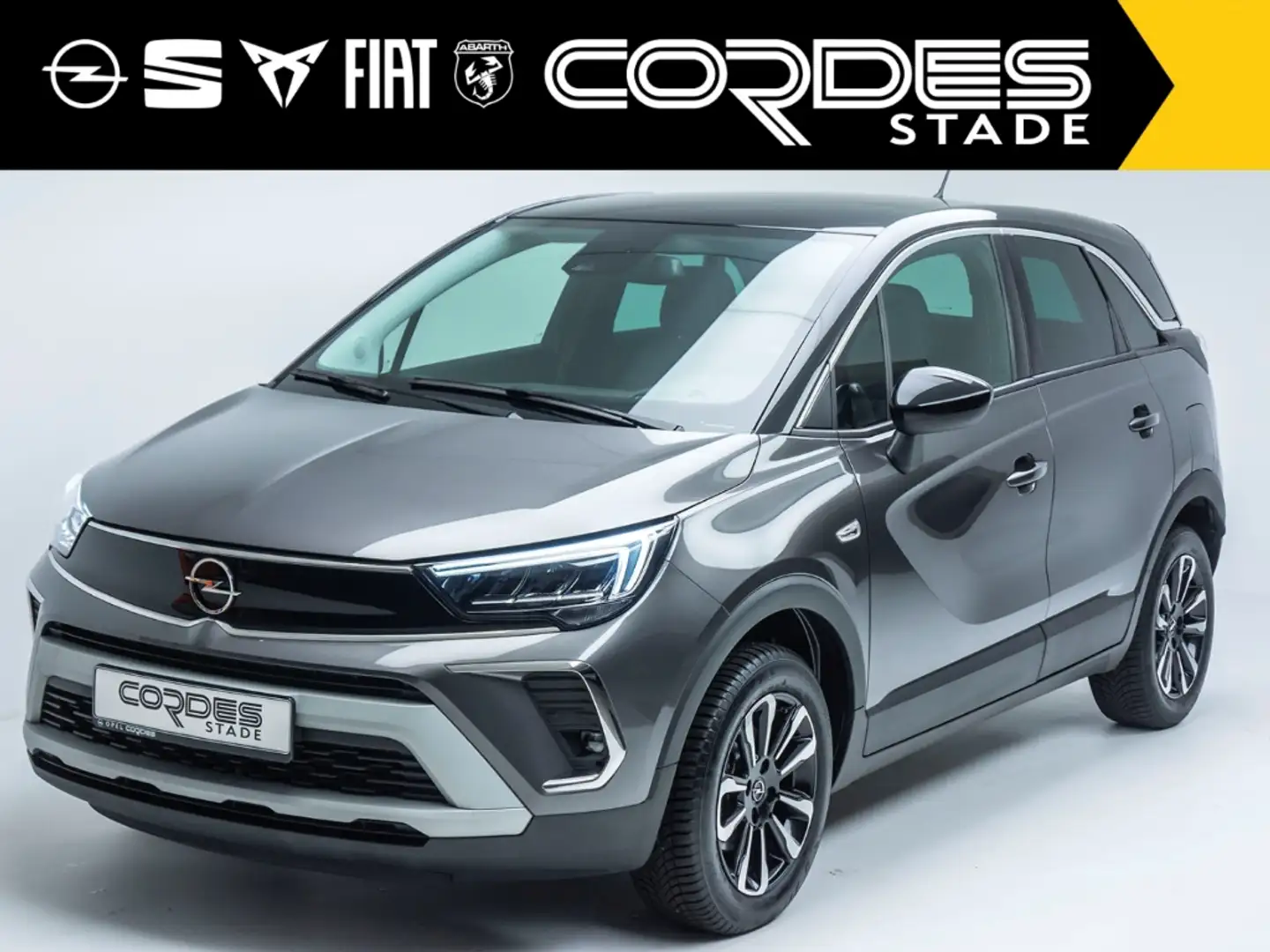 Opel Crossland Elegance 1.2 Turbo Automatik Allwetterreifen  Rück Grau - 2