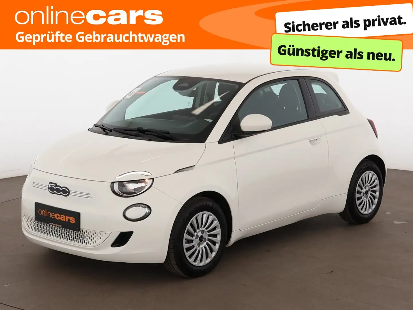 Fiat 500e 24kWh Aut DIGITAL-TACHO TEMPOMAT KLIMA Weiß - 1