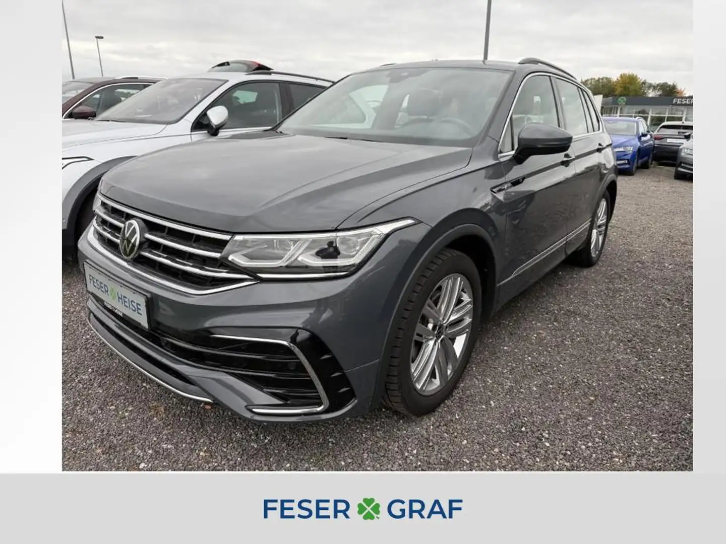 Volkswagen Tiguan 2.0 TSI DSG R-Line 4Motion NaviPro*SHZ*RearViev* Grau - 1