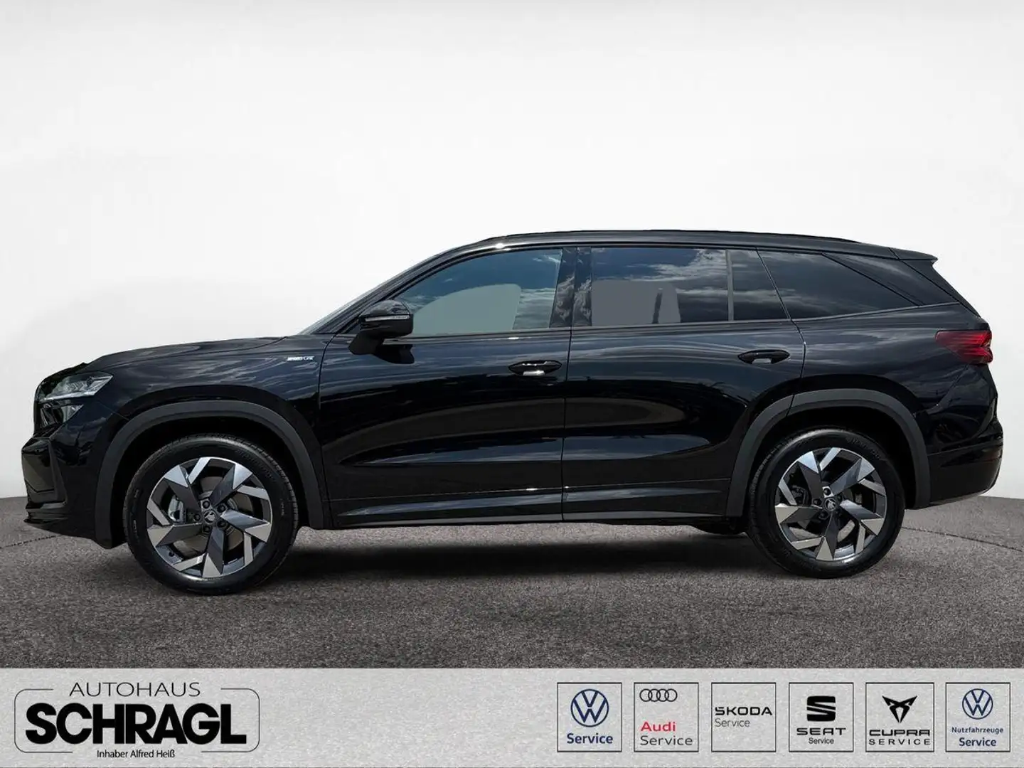 Skoda Kodiaq 2.0 TDI DSG 4x4 SPORTLINE+AHK+NAV+ACC+KAM Zwart - 2