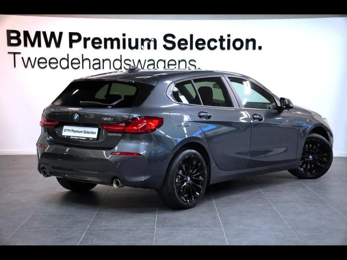 BMW 120 CAMERA LEDER LED M STUUR NAV PROF. Gris - 2