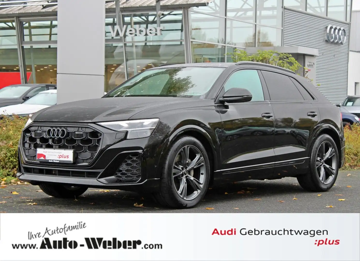 Audi Q8 55TFSI qu BLACK PANO AHK MEMORY 360° HuD LUFT Schwarz - 1