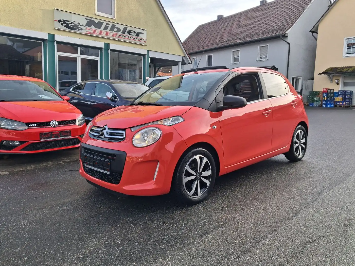 Citroen C1 1,2 Airscape 82 Feel FALTDACH+SITZHZ.+KAMERA Rot - 1