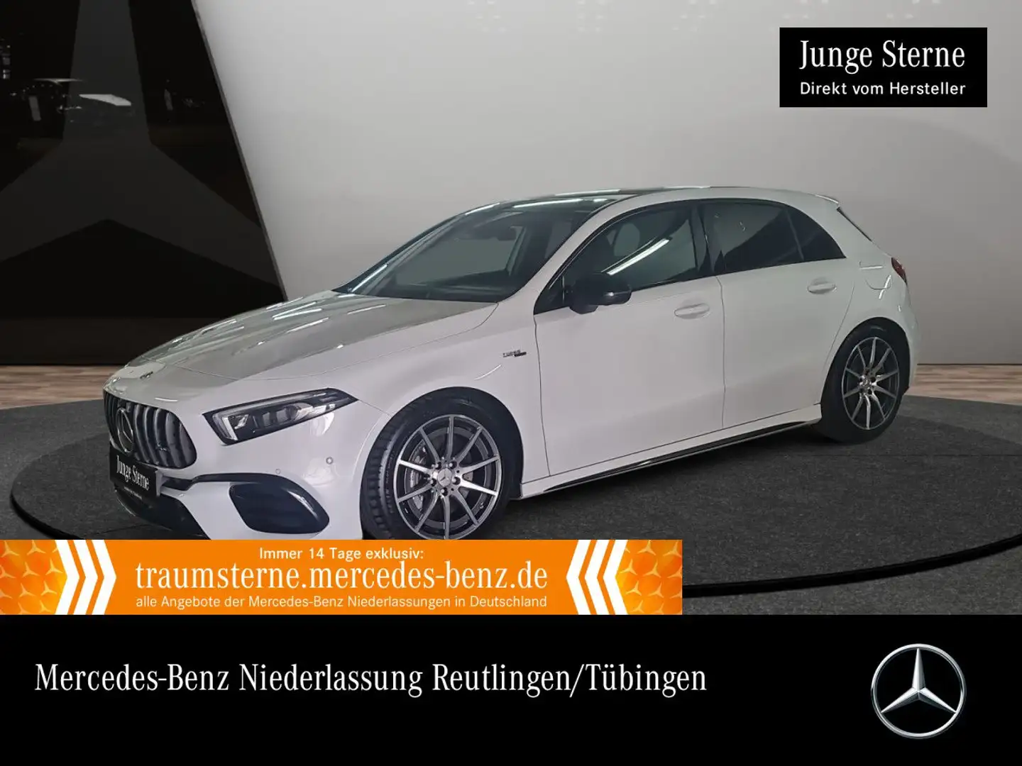 Mercedes-Benz A 45 AMG A 45 4M Kompakt PANO+360°+MULTIBEAM+FAHRASS+8G Blanco - 1