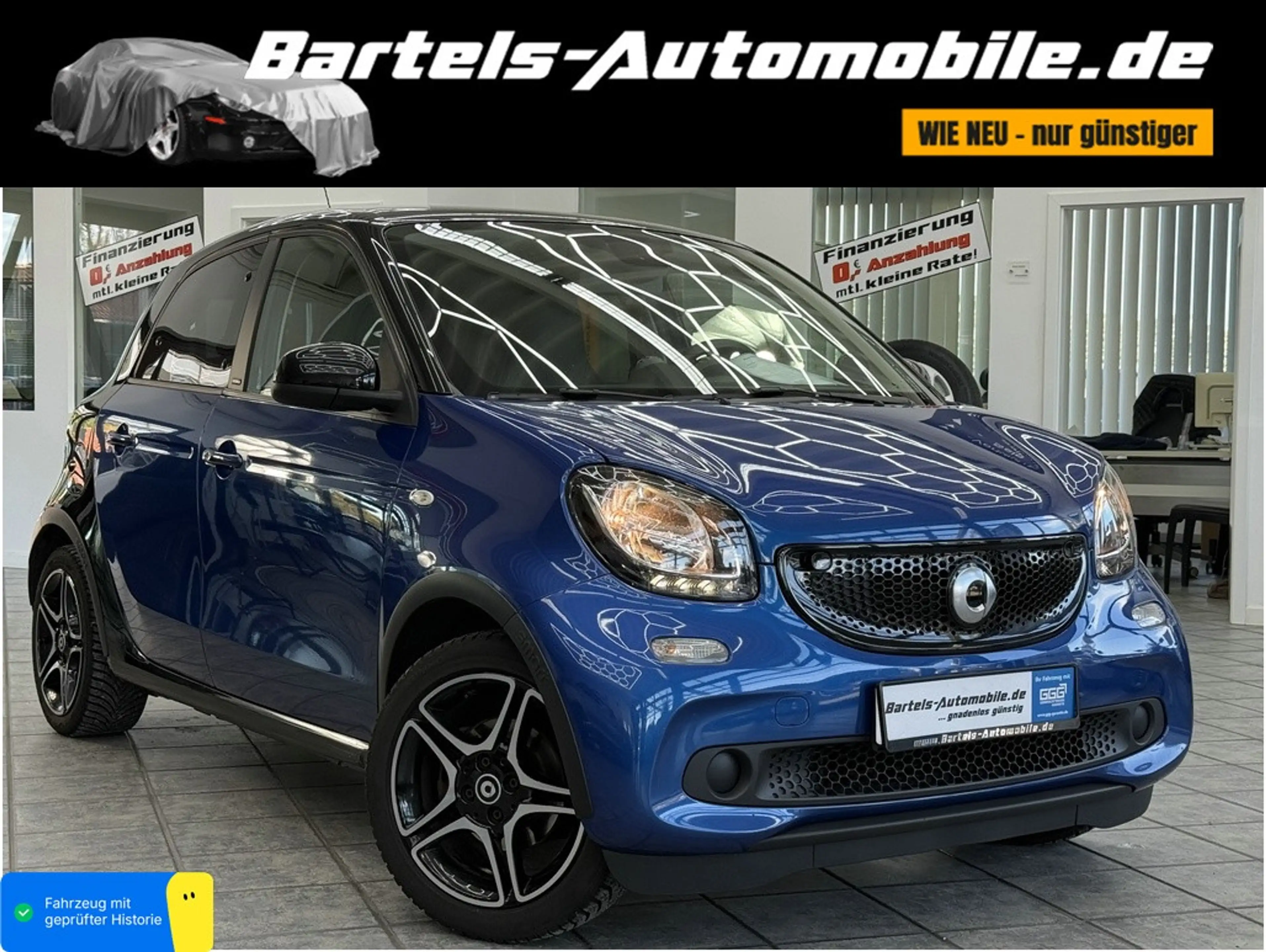 smart forFour 0.9 prime, Autom., Leder, Klima, Sitzh.