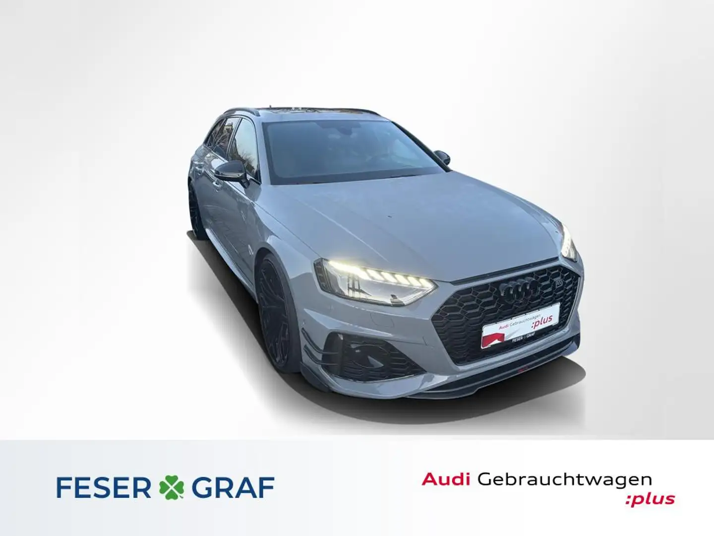 Audi RS4 Ava ABT -X limitiert tiptr. HUD+B&O+PANO Grijs - 1