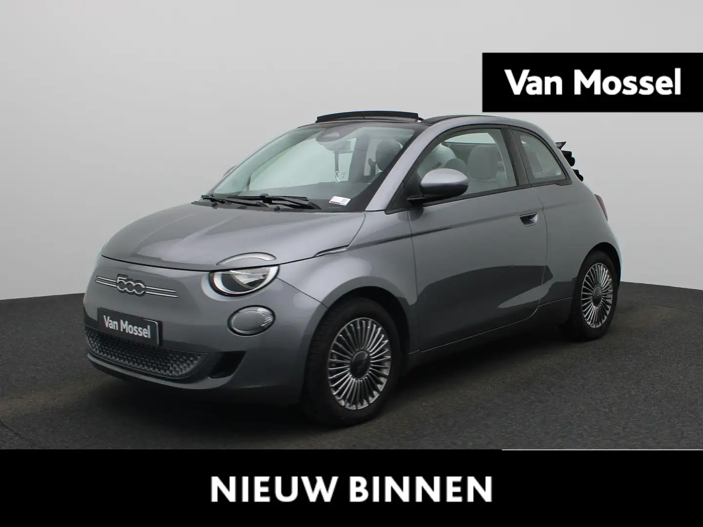 Fiat 500C 500e 42 kWh Icon AUTOMAAT | NAVIGATIE | LMV | PDC Gris - 1