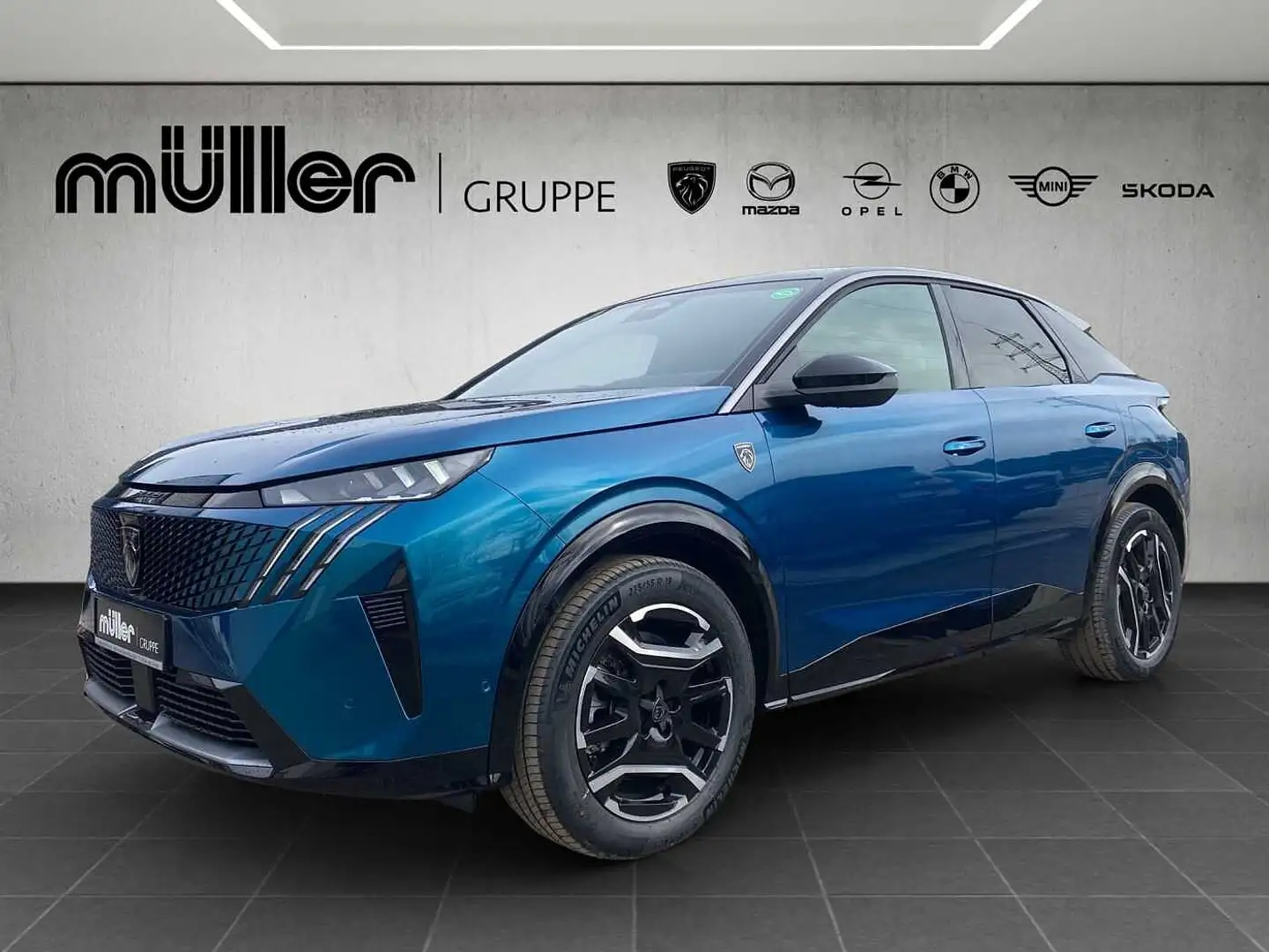 Peugeot 3008 Elektro GT 210 Bleu - 1