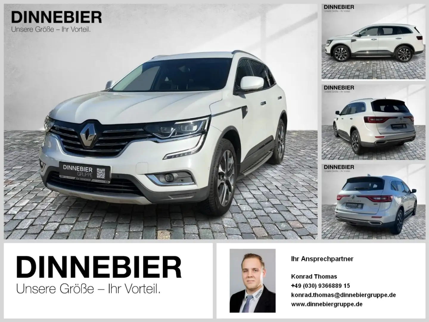Renault Koleos Intens 4x4 FLA SpurH Wit - 1