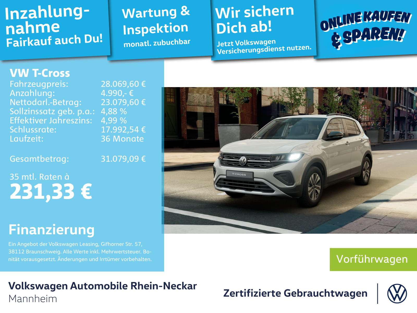 Second hand Volkswagen T-Cross 1.0