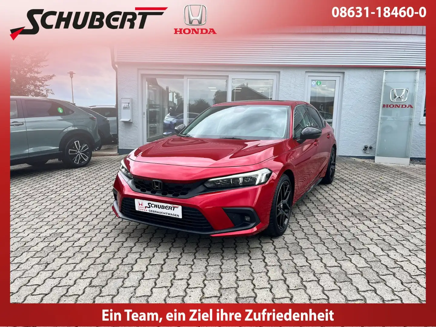 Honda Civic 2.0i-MMD Hybrid Advance Sport Illumination Rouge - 1