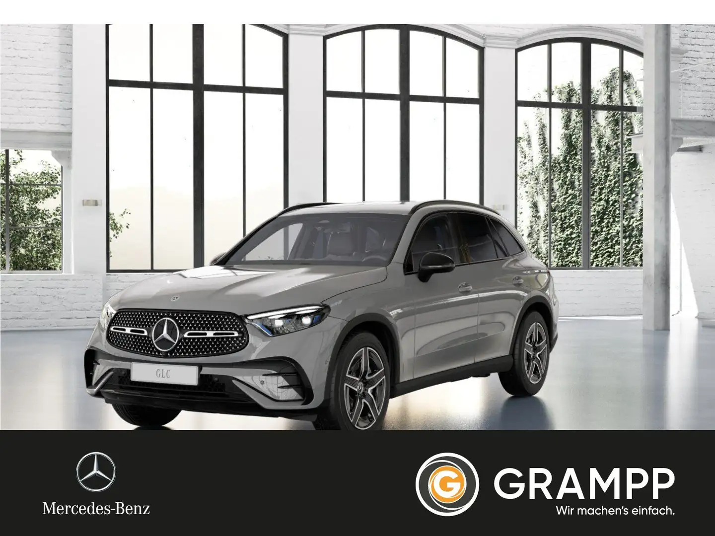 Mercedes-Benz GLC 300 d 4M AMG Advanced-Plus/AHK/Massage/HUD Grau - 1