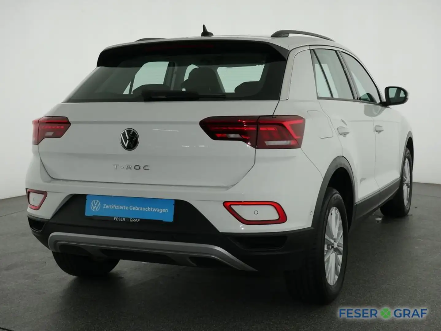 Volkswagen T-Roc Life 2.0 TDI DSG Navi LED ACC SiHz ParkAssist Weiß - 2