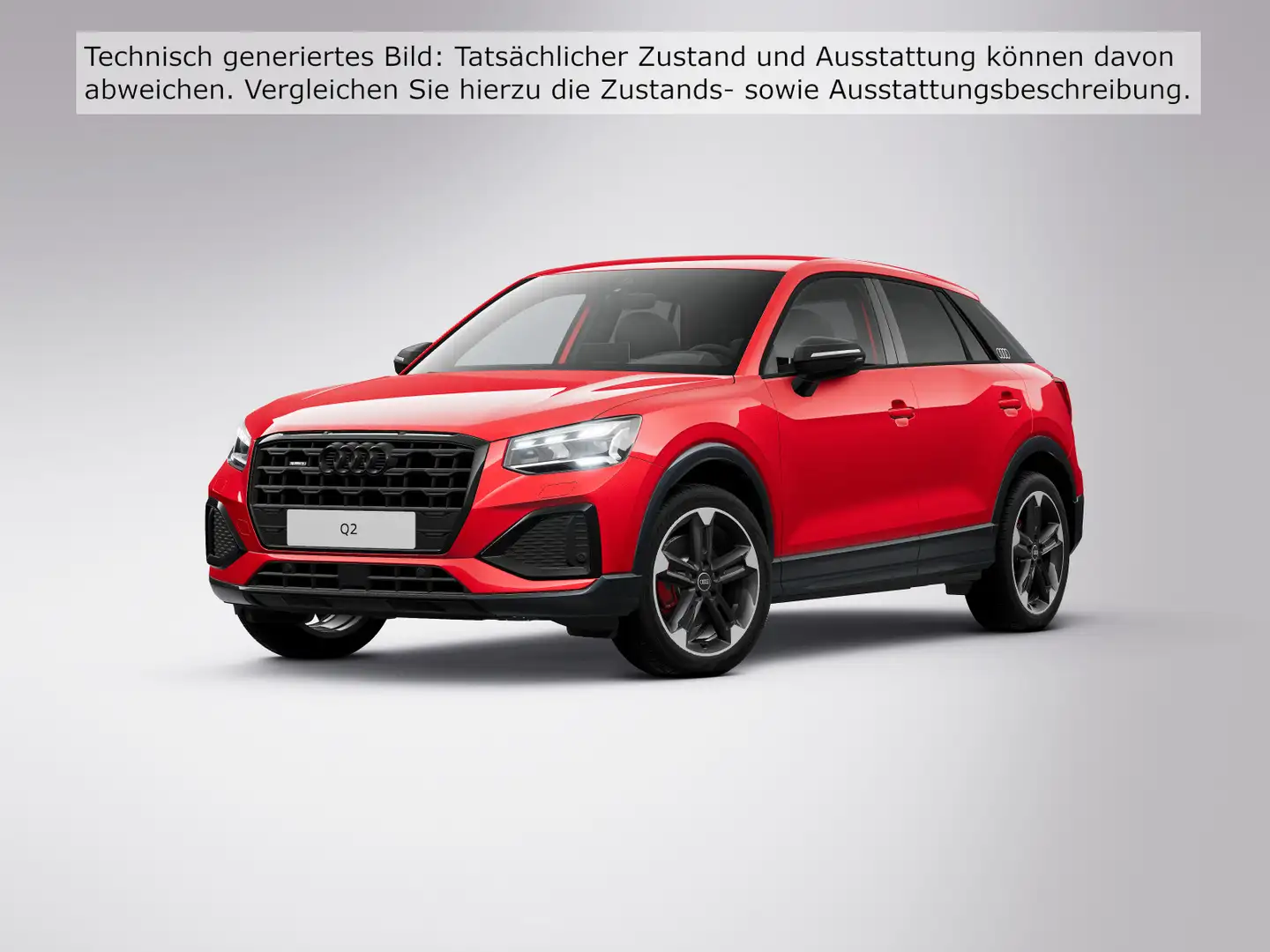 Audi Q2 S-Line Black 35 TDI qu AHK MATRIX NAVI RFK Rot - 2