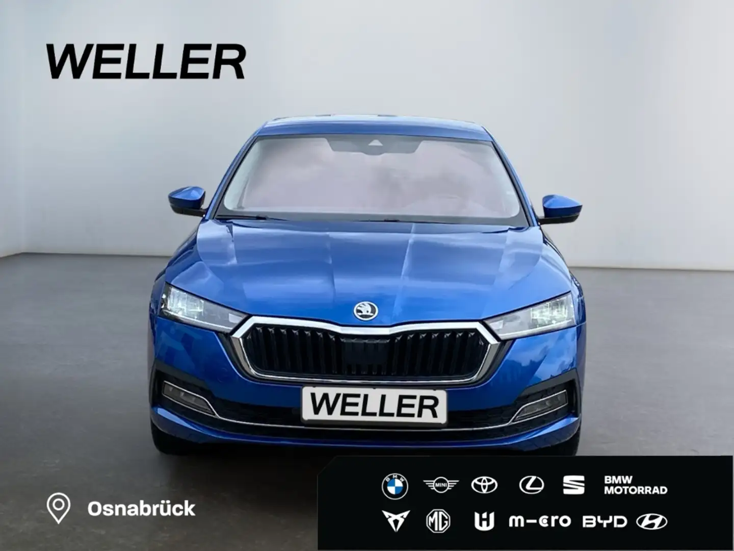 Skoda Octavia 2.0 TDI DSG Style *AHK*Leder*HUD*DCC*CAM* Blauw - 2