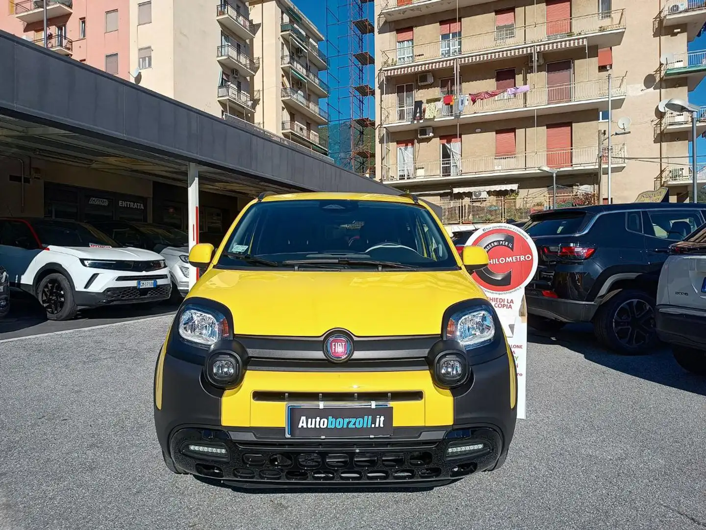 Fiat Panda 1.0 Hybrid Pandina INCENTIVI EURO 0-1-2-3-4-5 Geel - 2