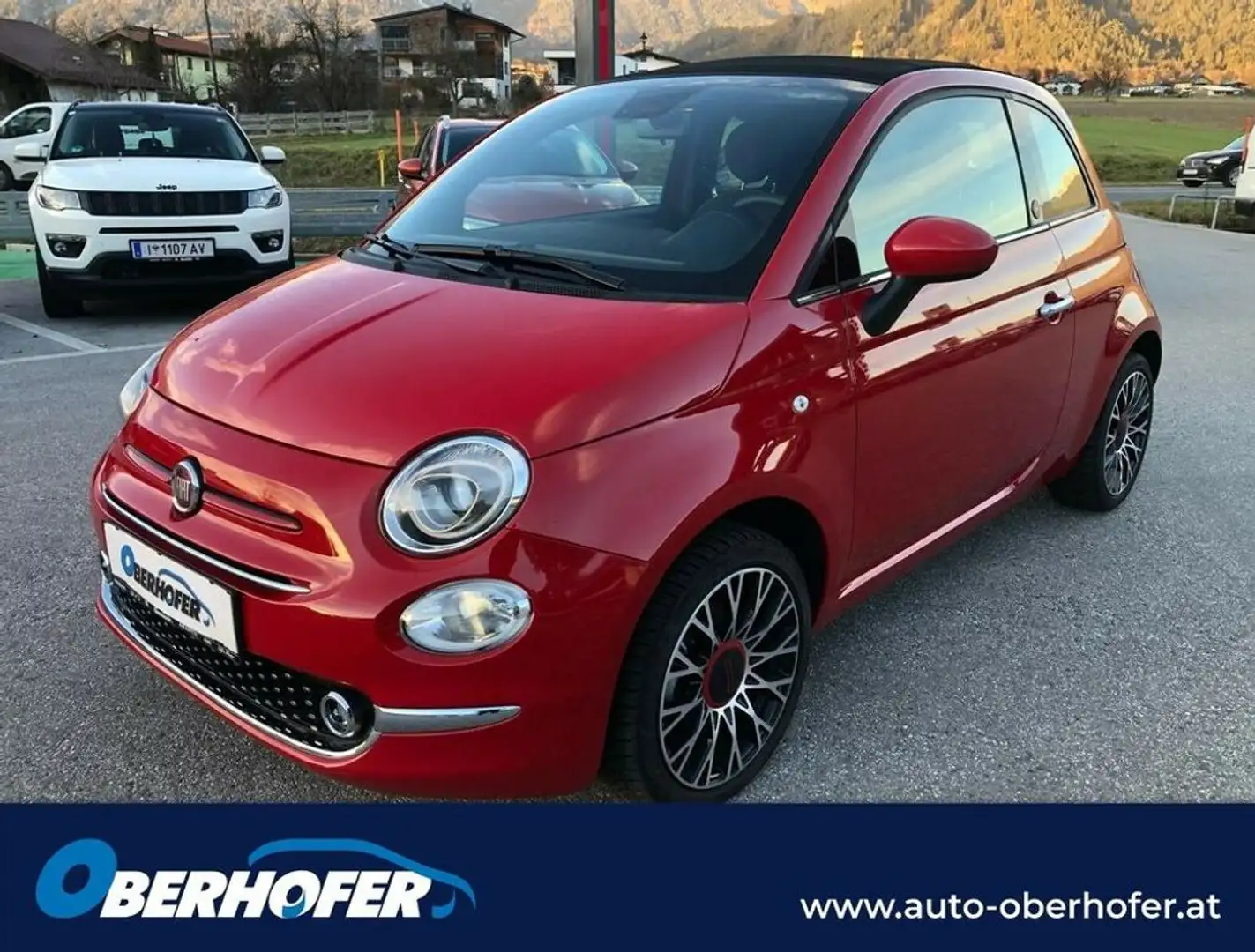 Fiat 500 Cabrio Hybrid 70 Red Rot - 1