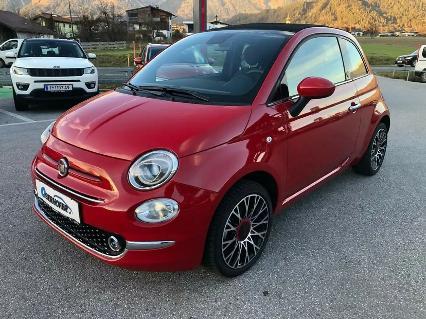Fiat 500 Cabrio Hybrid 70 Red Rot - 2