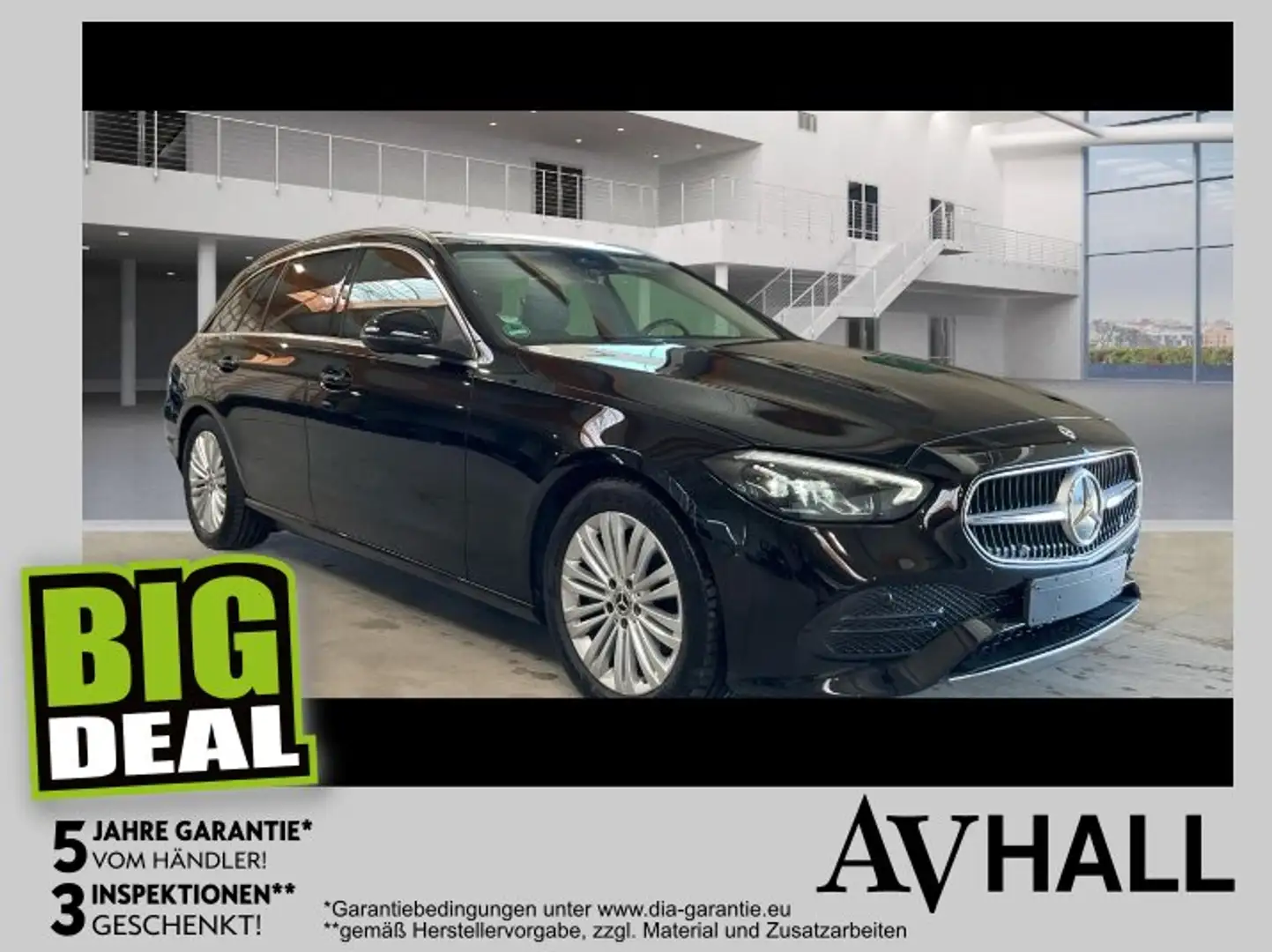 Mercedes-Benz C 200 d T Park Ass. SHZ LED ACC SpurH Alu Schwarz - 1