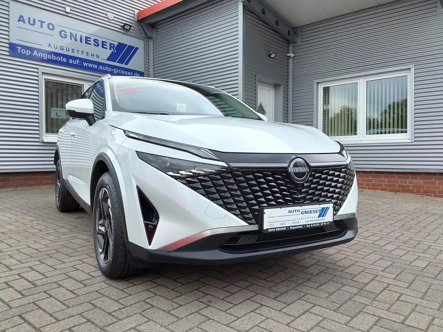 Nissan Qashqai 1.3 DIG-T Mild Hybrid N-Connecta ACC/SHZ/LED/NA... Weiß - 1