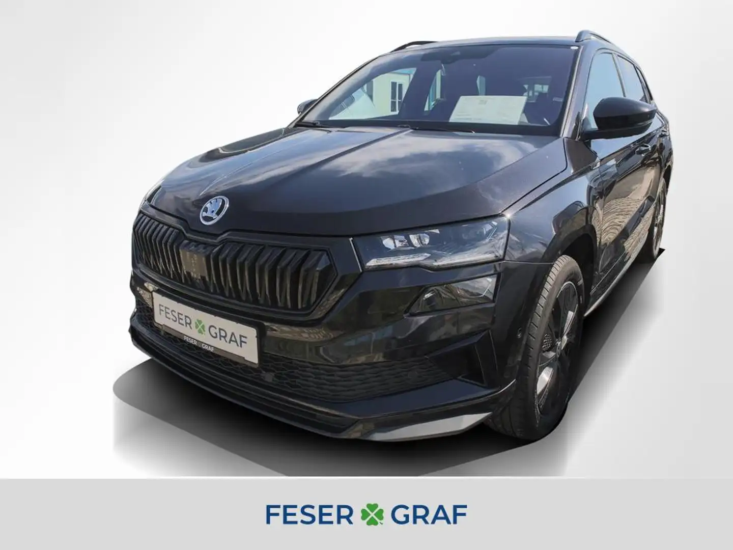 Skoda Karoq 2.0 TDI 4x4 Sportline DSG 360° AHK Pano Schwarz - 1