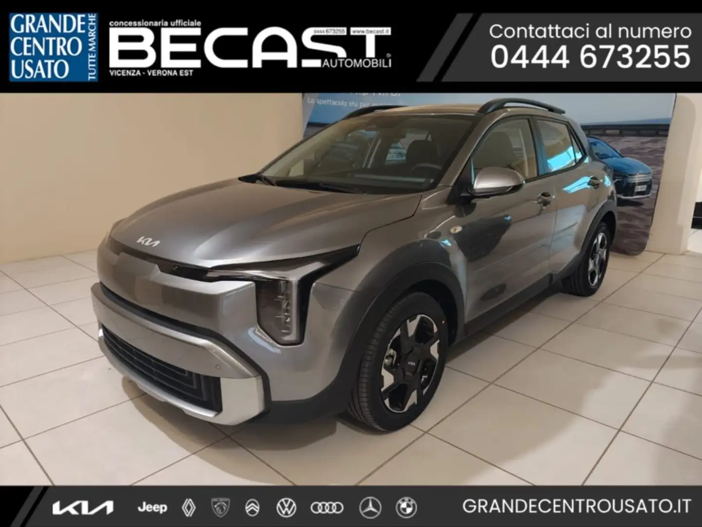 Kia Stonic 1.0 T-GDi 100 CV Urban - PRONTA CONSEGNA Grigio - 1