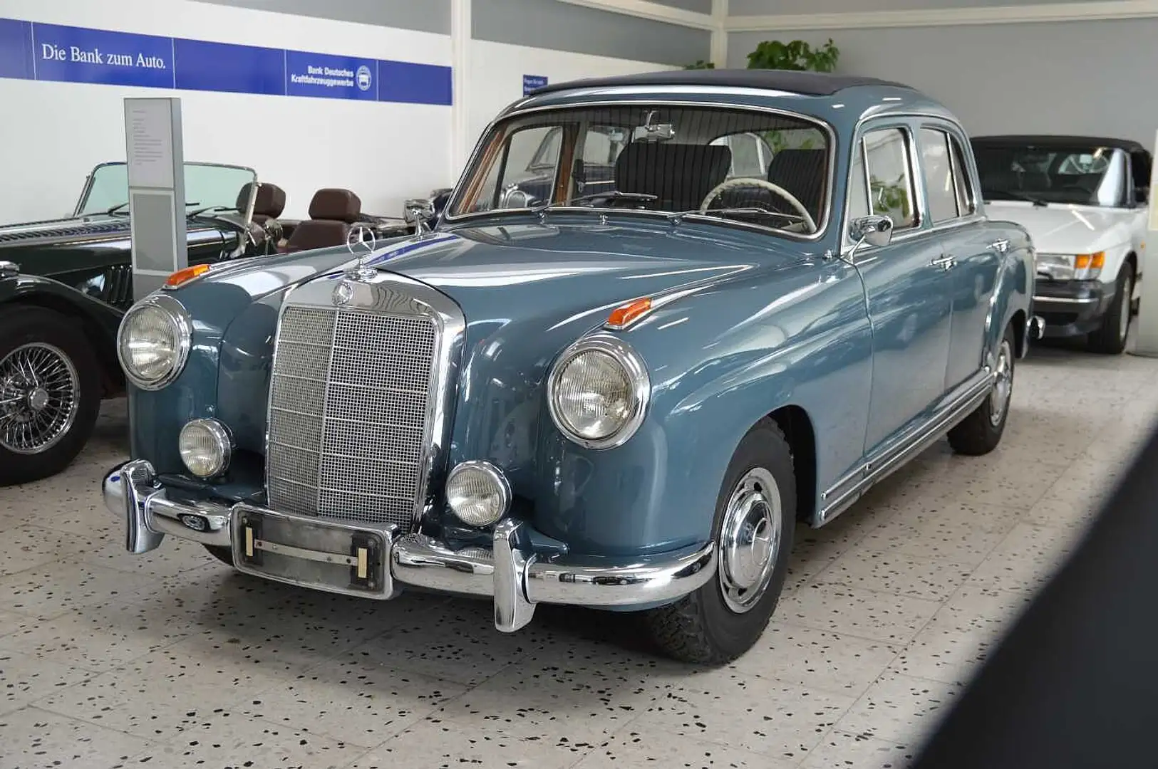 Mercedes-Benz 220A Ponton Verdeck Blauw - 1