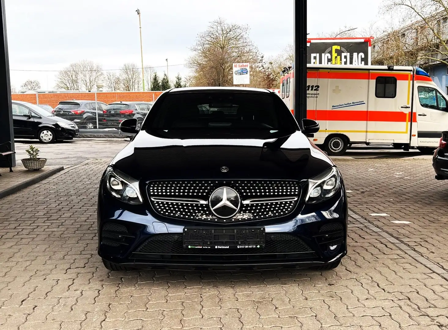 Mercedes-Benz GLC 250 d Coupe/4Matic/AMG/Kamera/LED/Leder/AHK Albastru - 2