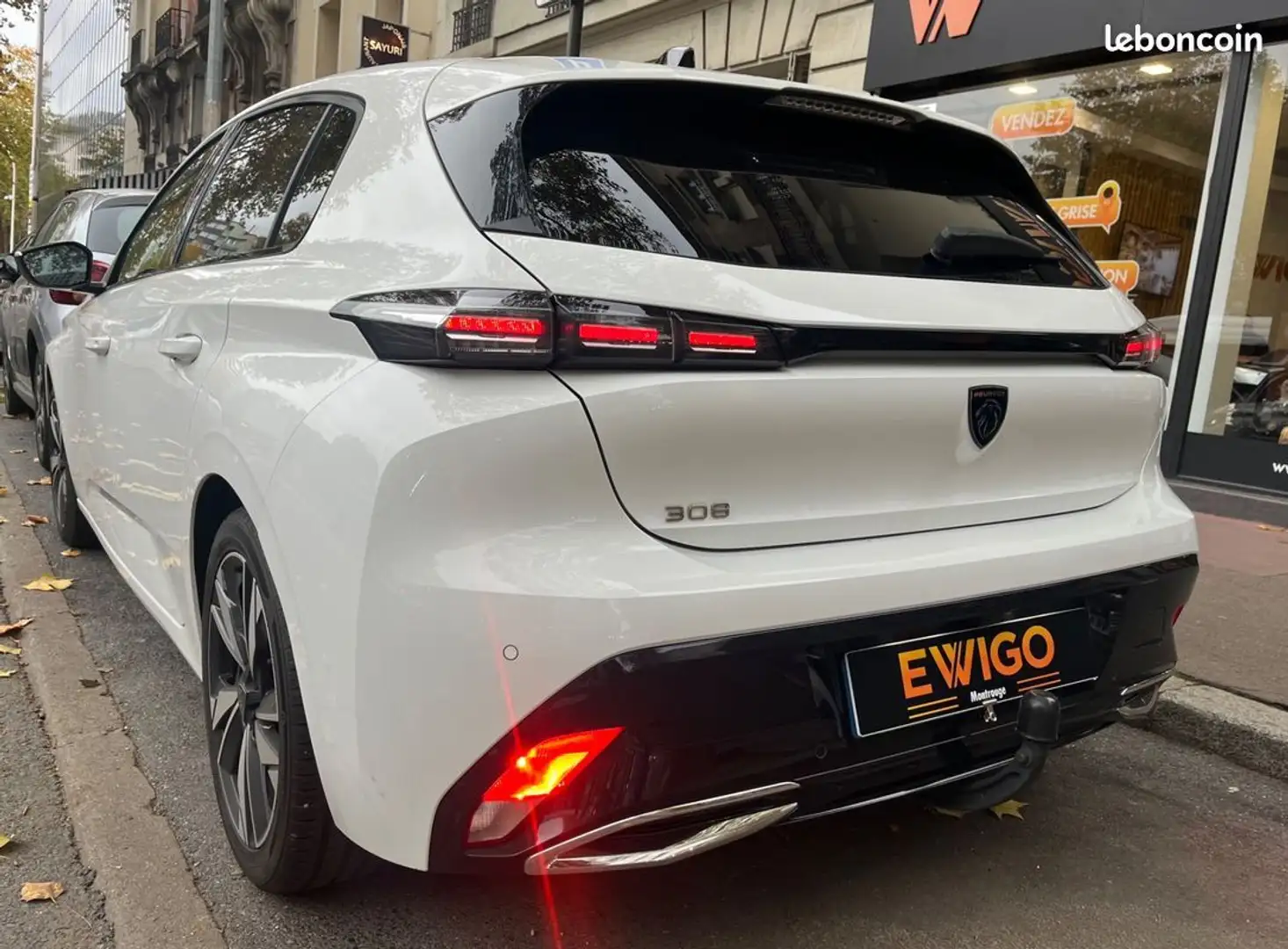 Peugeot 308 generation-iii 1.5 bluehdi 130 allure pack eat bva start-stop Blanco - 2