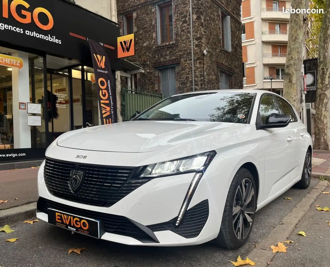 Peugeot 308 generation-iii 1.5 bluehdi 130 allure pack eat bva start-stop Blanco - 1