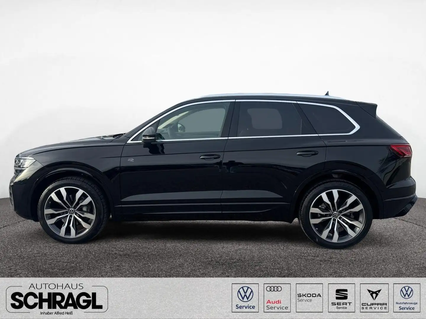 Volkswagen Touareg 3.0 V6 TDI 4MOTION+R-LINE+AHK+PANO+LUFT Noir - 2