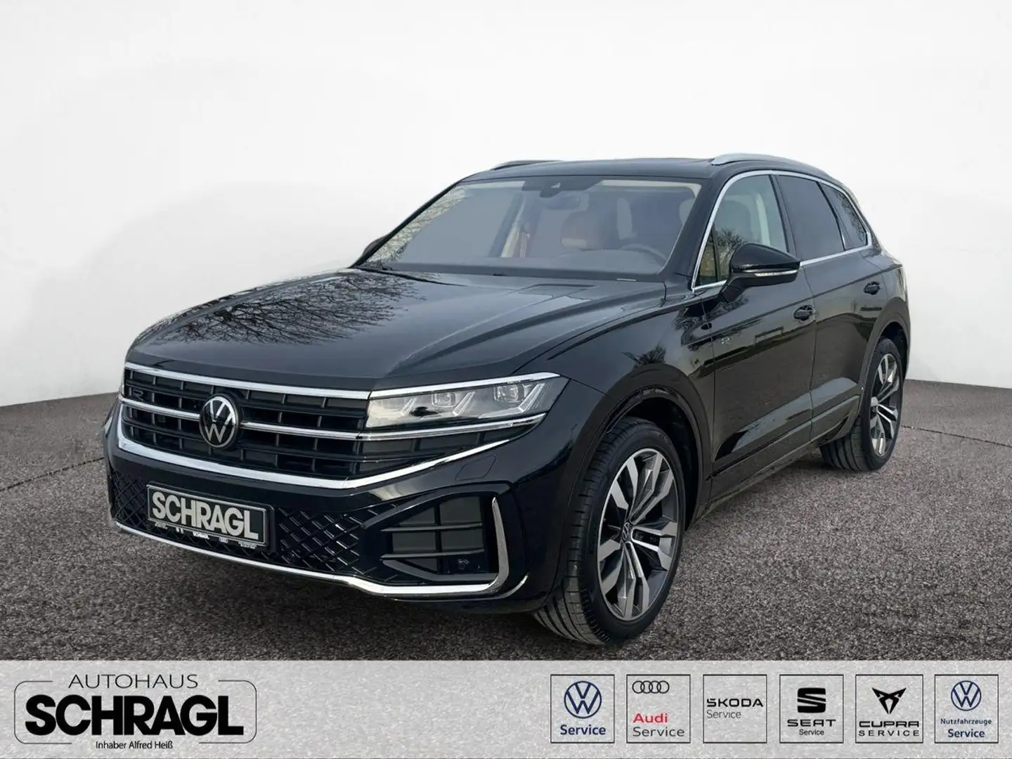 Volkswagen Touareg 3.0 V6 TDI 4MOTION+R-LINE+AHK+PANO+LUFT Noir - 1