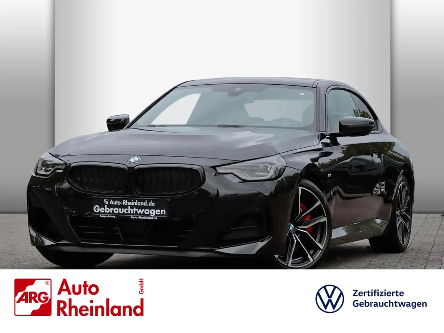 BMW 220 i Coupe M Sport Pro PANO/LIVE COCKP./NAVI Schwarz - 1