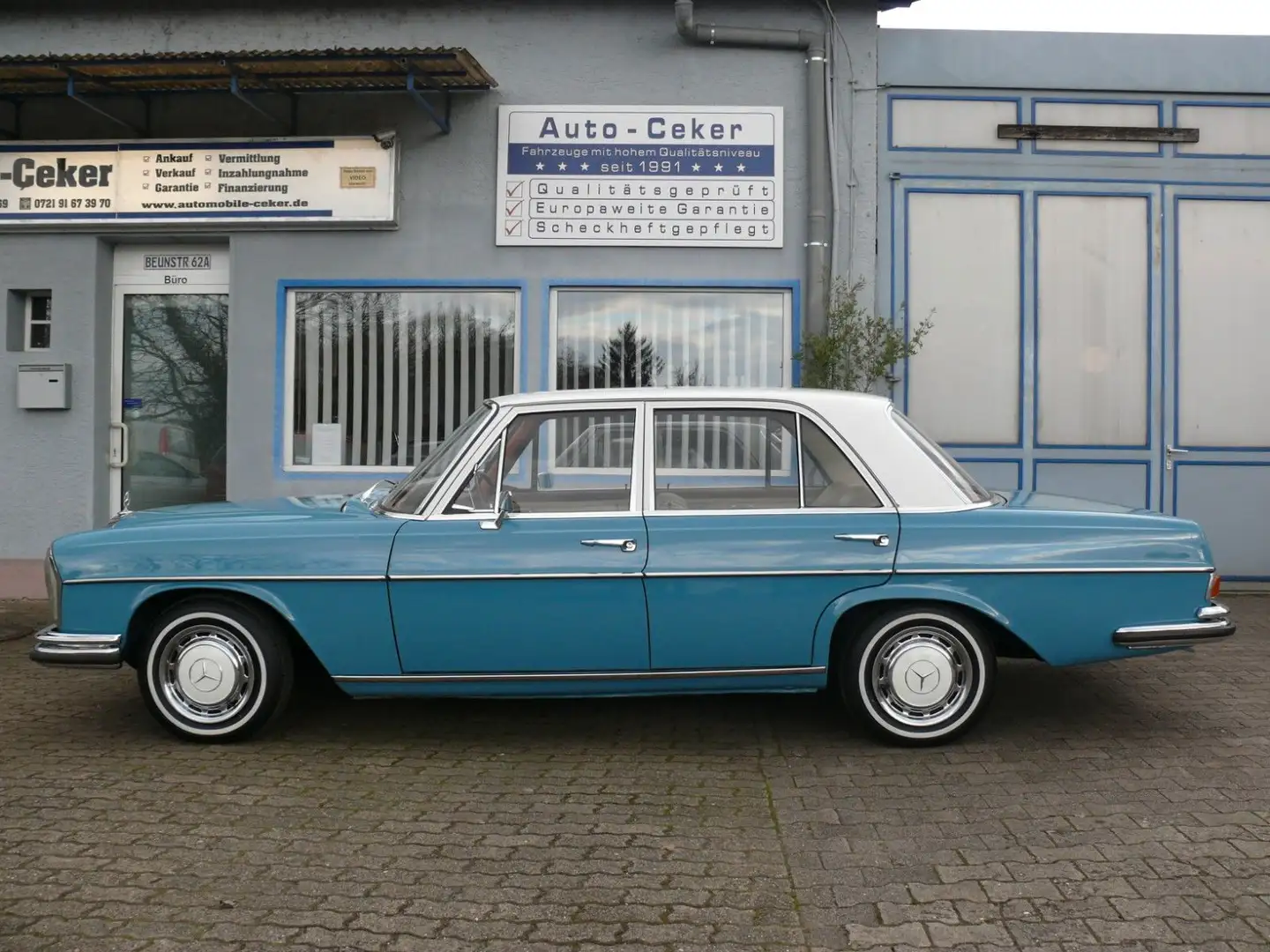 Mercedes-Benz 250 SE W108"Automatik"Servo"el.SSD"Leder"Radio" Blau - 2