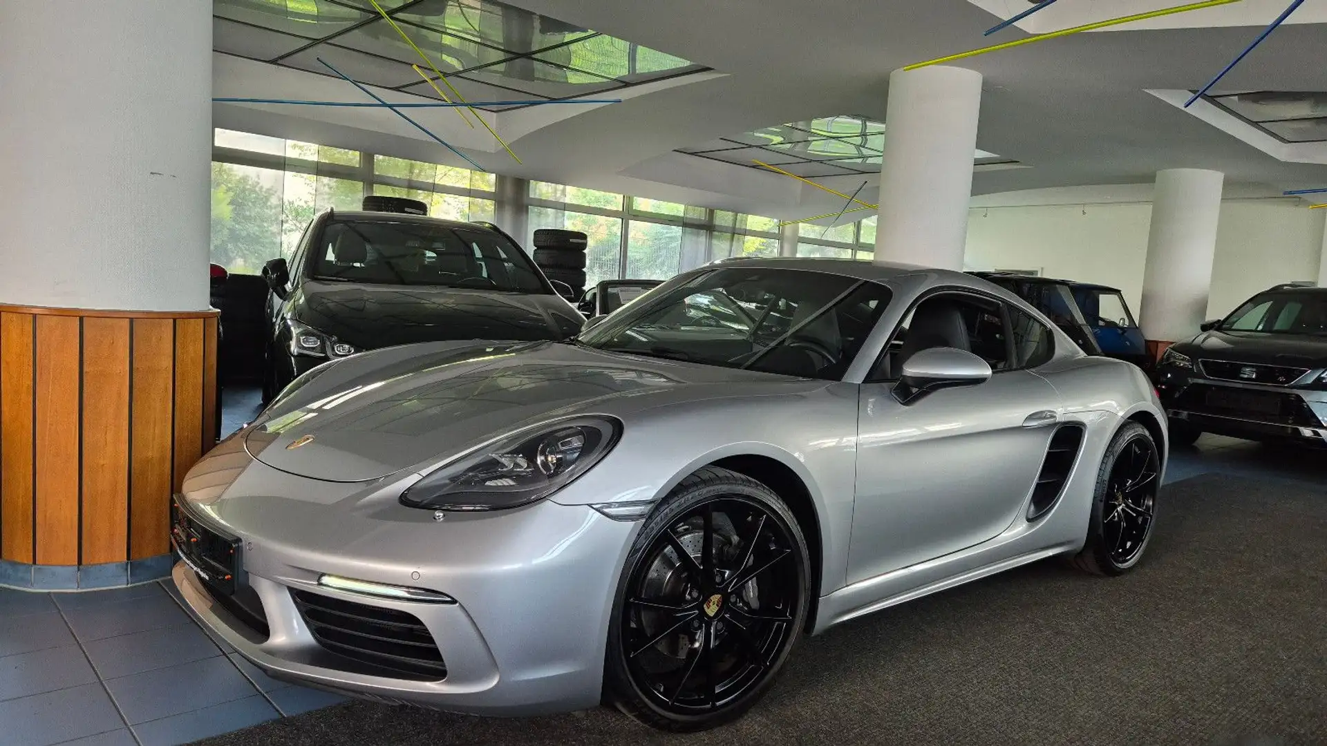 Porsche Cayman 718 Cayman/20"/Bose/Leder/Sportabgas/Temp/Totw. Gris - 1
