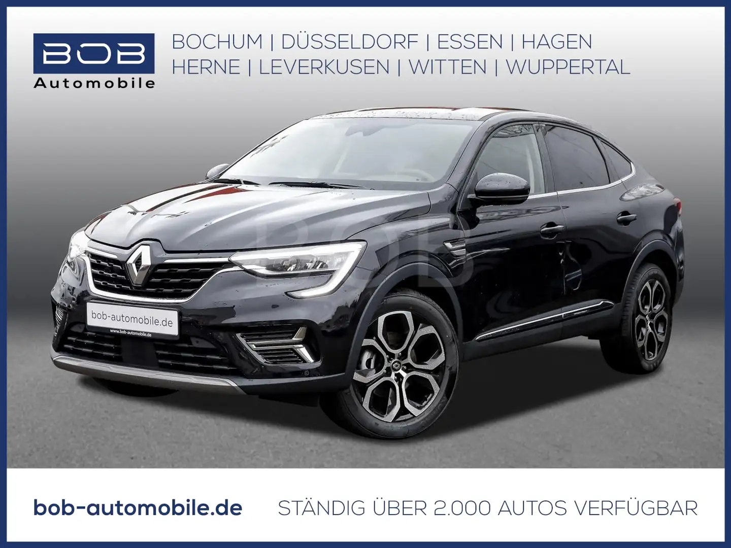 Renault Arkana TECHNO Hybrid 145 8-fach bereift NAVI SHZ Noir - 1