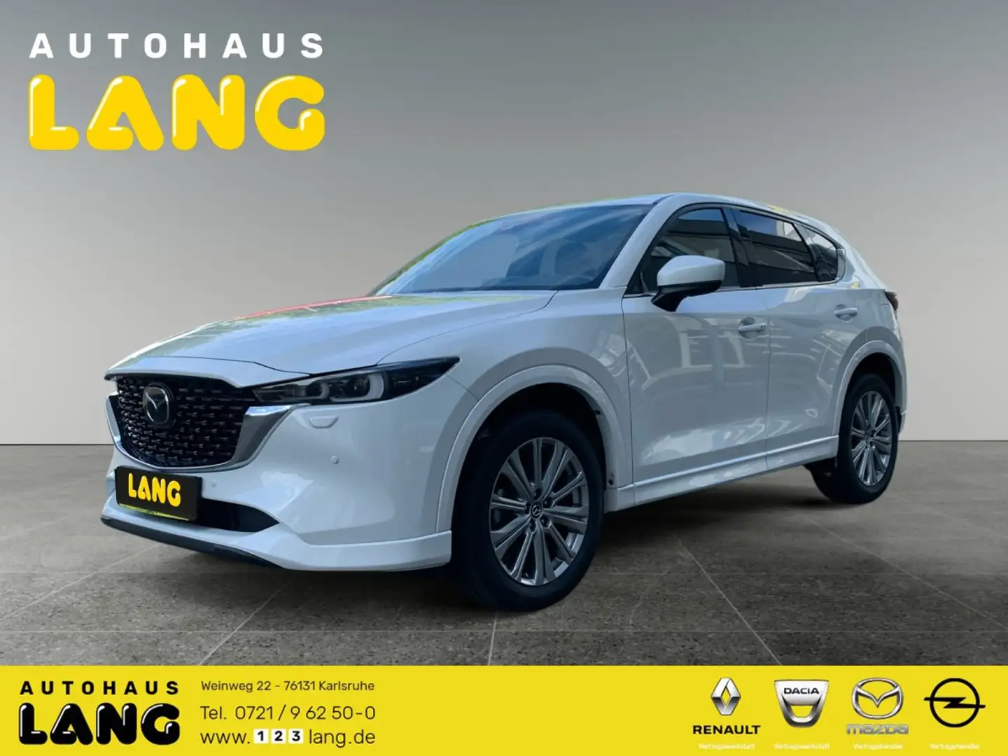 Mazda CX-5 2.2 SKYACTIV-D 184 EU6d Takumi AWD AUTOMATIK LEDER Weiß - 1