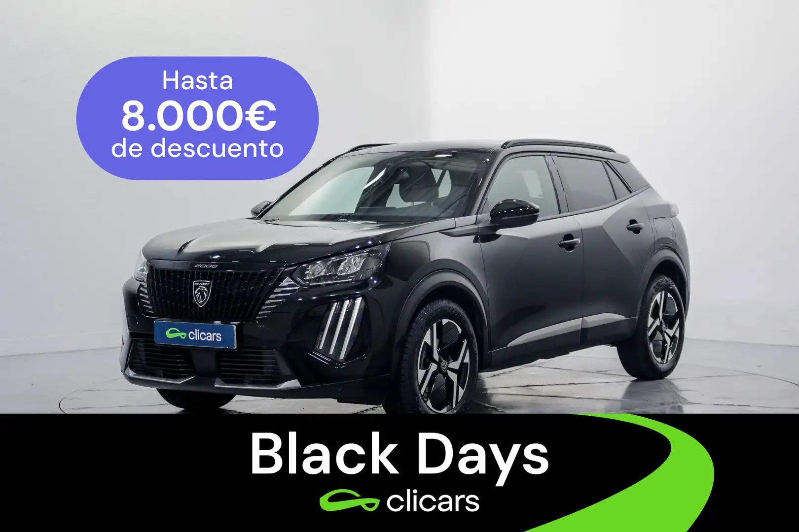 Peugeot 2008 1.2 PureTech S&S Allure 100 Noir - 1