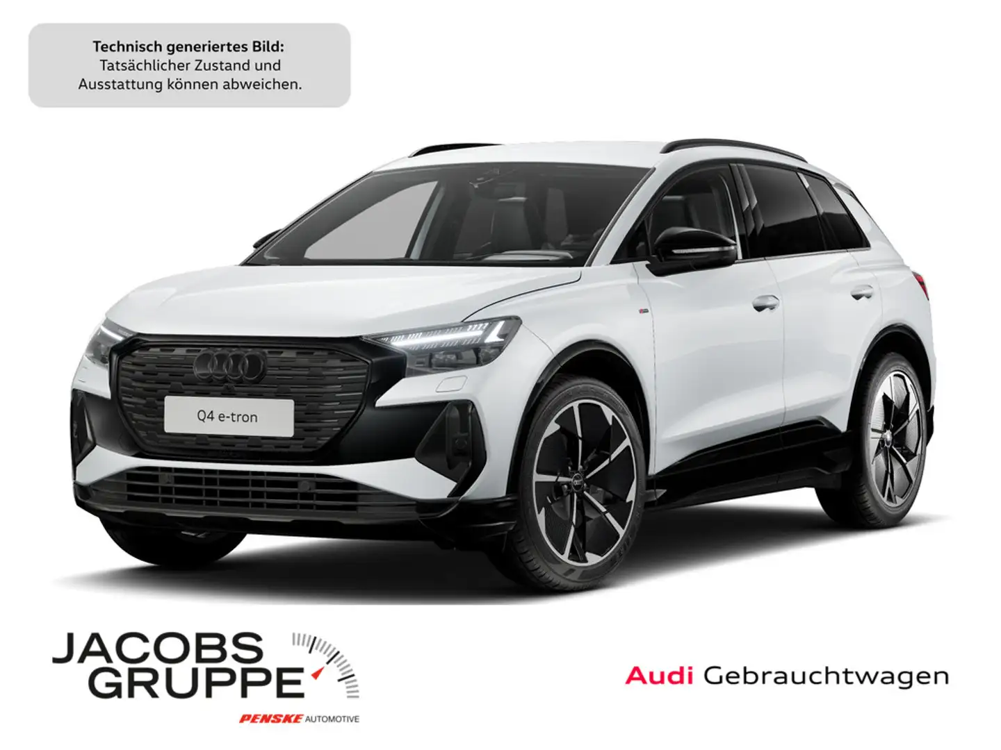 Audi Q4 e-tron Weiß - 1