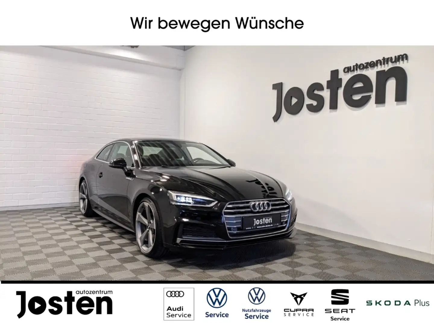 Audi A5 Coupe 40 TFSI design S line LED CarPlay e-Sitz Zwart - 1