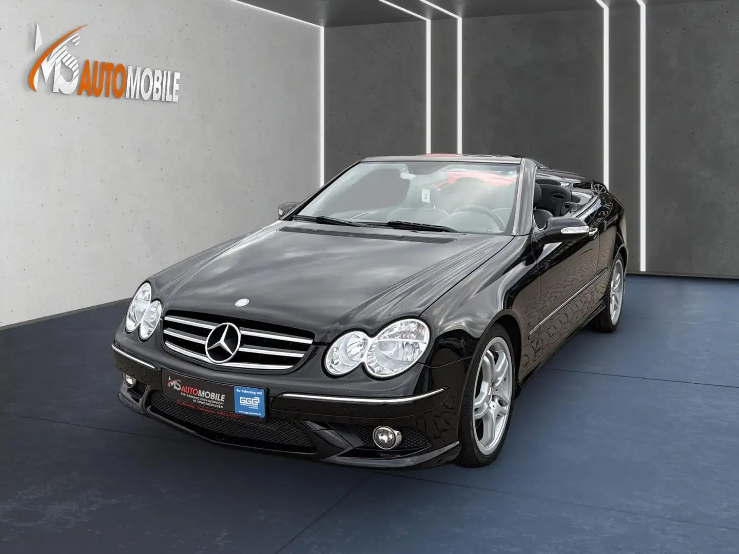 Mercedes-Benz CLK 500 Cabrio AMG+LEDER+H&K+NAVI+MEMORY+AHK Noir - 2
