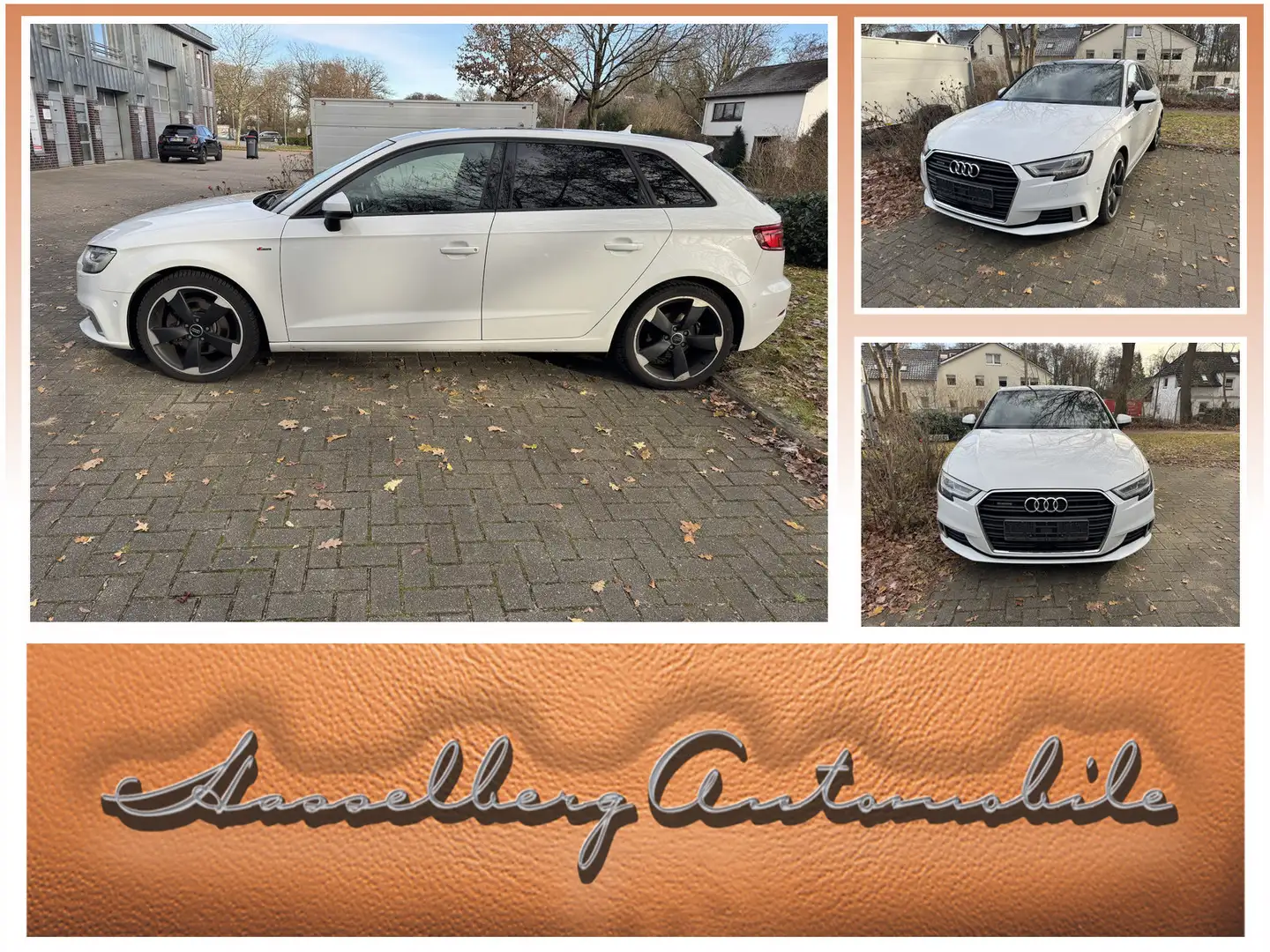 Audi A3 Sportback quattro S-tronic Weiß - 1