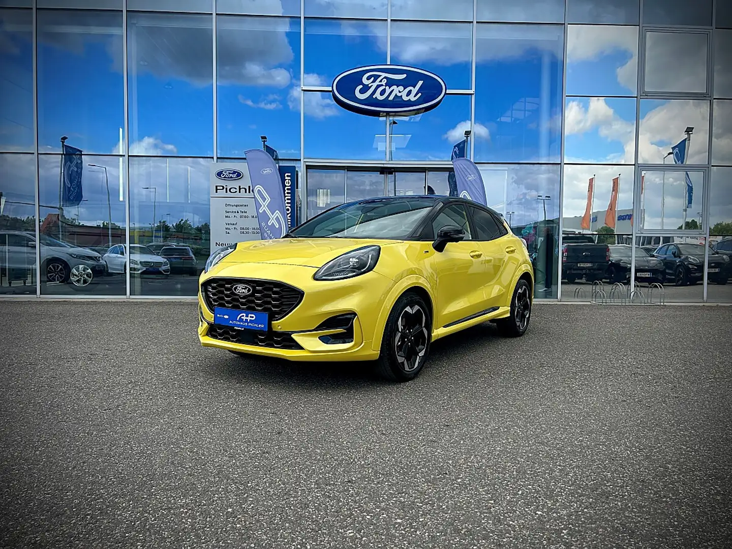 Ford Puma ST-Line X 1,0 EcoBoost 125PS - LEASING AKTION Gelb - 2