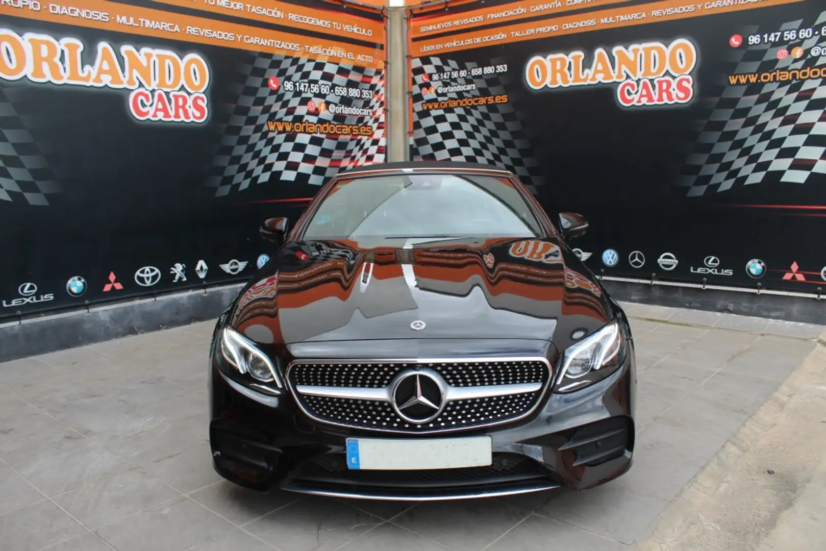 Mercedes-Benz E 220 Cabrio 220d 4Matic Negro - 2