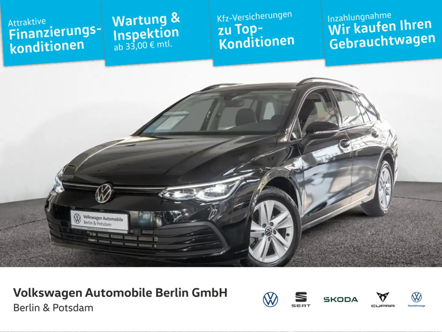 Volkswagen Golf Variant Golf VIII Variant 1.5 eTSI Life LED Navi Sitzhzg Schwarz - 1
