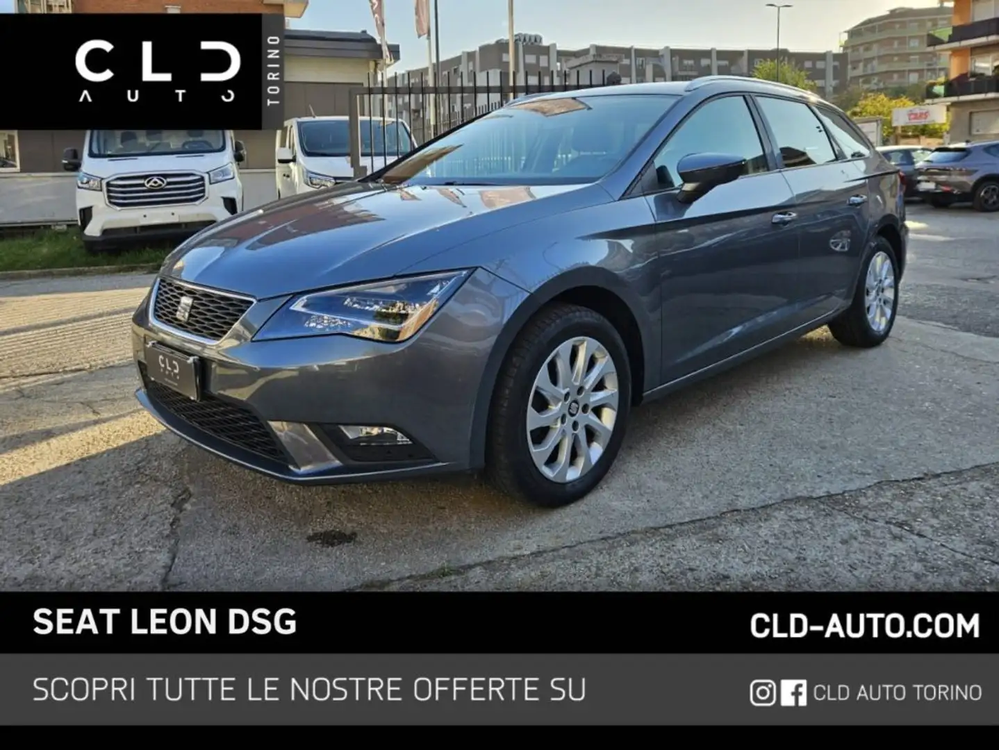 SEAT Leon 1.2 TSI 110 CV DSG ST Start/Stop Style Grigio - 1