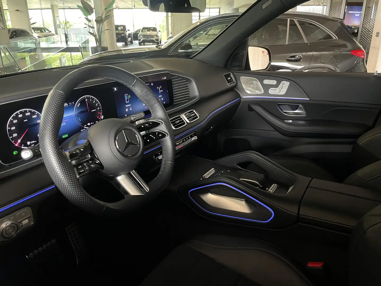 Mercedes-Benz GLE 350 de 4MATIC AMG Line + AIRMATIC + BURMESTER + NIGHTP Negro - 2