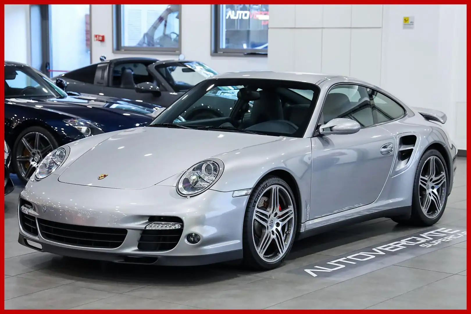 Porsche 997 Turbo Coupé|MANUALE|FULL PELLE Argent - 1